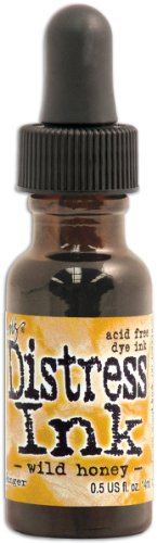 Ranger DRI-27324 Tim Holtz Distress Ink Reinker, 0.5 oz, Wild Honey