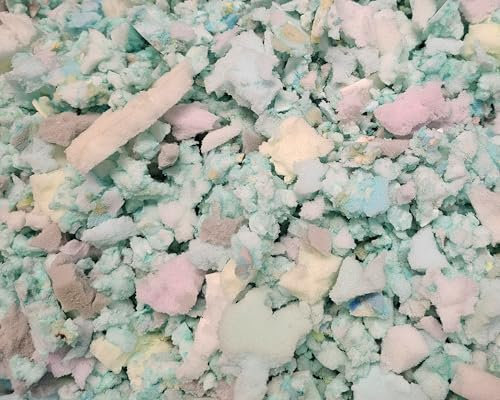 Visco Therapy Shredded Reflex Foam Crumbs, High Density Flakes, Refill for Bean Bags, Couch Cushions, Pillows and Futon Mattresses (20Kg of Foam)