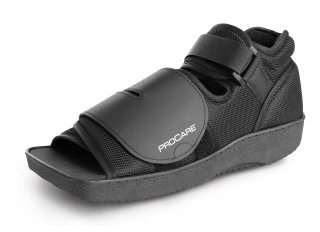 DJO 79-81233 PROCARE Squared Toe Post Op Shoe, Small, Female Size 6.5-8, Male Size 5.5-7