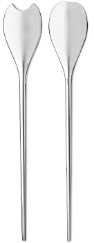 Alessi BMGS02 Human Collection Salatbesteck - Edelstahl 18/10 glänzend poliert.