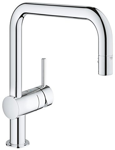 GROHE 32322000 Minta Kitchen Tap with Pull-Down Shower Head