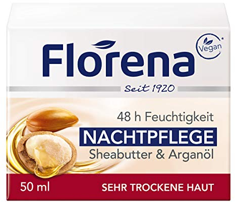 Florena Nachtcreme Sheabutter, 1er Pack (1 x 50 ml)