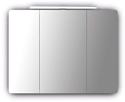 Sieper Badezimmerspiegel Serie Espella, Aluminium Spiegelschrank mit Beleuchtung, 17Tx100Bx80H cm