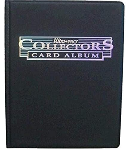 Ultra PRO : Collectors - Album | Accessoire cartes à collectionner | 10 pages | 9 pochettes | Capacité 180 cartes | Noir