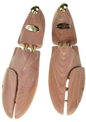 Cedro lateral dividida zapato árbol – por par tamaño: UK M6 L7 (EU40)