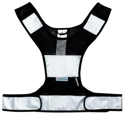 Salzmann 3M Reflective Sports Vest - Breathable Running Vest - Made with 3M Scotchlite