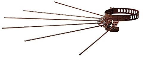 Wäschespinne mit braunem Rückwärtsgang