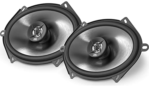 JBL Stage 8602 2-Wege Auto Lautsprecher Set von Harman Kardon - 180 Watt ovale KFZ Autolautsprecher Boxen - groß 6 x 8 Zoll - 15 x 20 cm, Schwarz