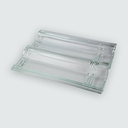 Glasdachziegel Frankfurter Pfanne Massives Echtglas 33x42cm