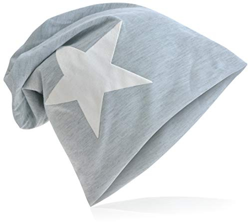 Jersey slouch beanie lång mössa med stjärnstil unisex enfärgad män kvinnor trend, En Storlek