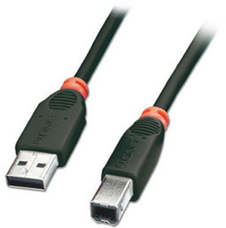 LINDY 2m USB 2.0 Cable - Type A to B, Black
