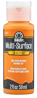 FolkArt Multi-Surface Vivid Orange 2oz