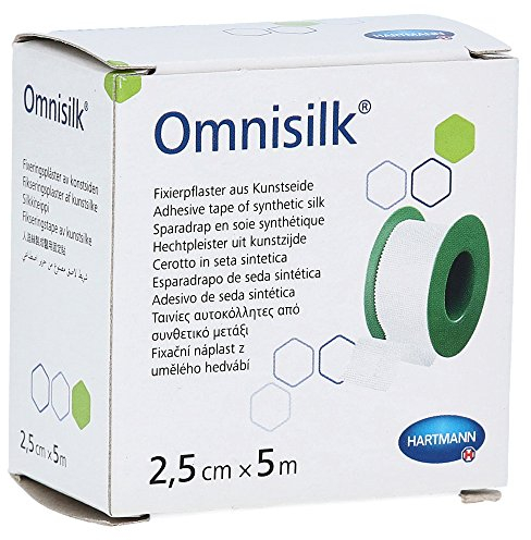 Omnisilk Fixierpflaster aus Kunstseide 2,5 cm x 5 m, 1 pzas Esparadrapo