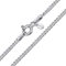 Amberta 925 Sterlingsilber Halskette - Panzerkette - 1.5 mm - Verschiedene Längen: 40 45 50 55 60 70 80 cm (50cm)