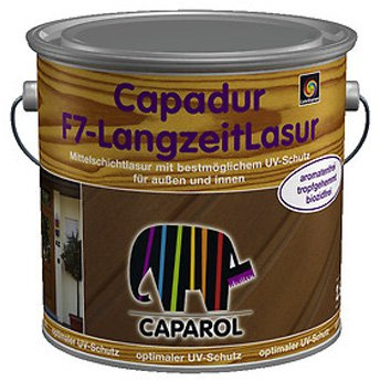 Caparol Capadur F7 Langzeitlasur Color - Holzlasur Walnuss 750ml
