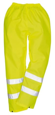 Portwest Pantalon de pluie Hi-Vis, Couleur: Jaune, Taille: XS, H441YERXS