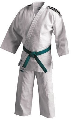 adidas Karateanzug Training/Club mit Schulterstreifen, 150 cm