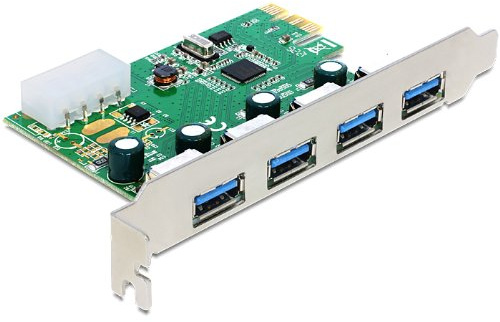 DeLOCK 89363 gränssnittskort och adapter – PCIe, USB 3.0, 5 Gbit/s