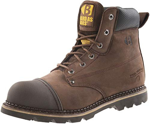 Buckler B301 SM Steel Midsole Lace Brown - Size 11 UK