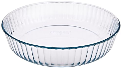 Moule à quiche/flan de Pyrex, Verre, transparent, 26 cm