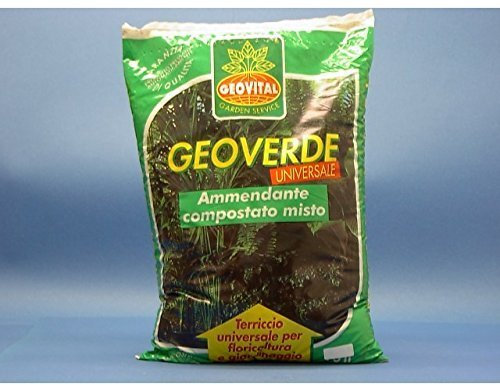 Terriccio Universale 'Geoverde' Torba (50%), Con Fertilizzanti Per Un Rapido E Vigoroso Sviluppo Floreale E Vegetale.