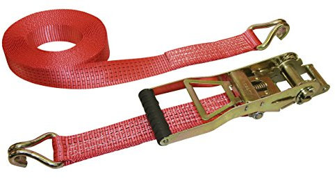 Kerbl 37174 Ergo Sangle en 2 Parties Charge Max. 2500-5000 kg Rouge 10 m x 50 mm