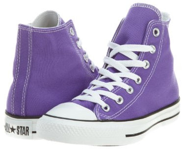 Converse Chuck Taylor All Star High Top Sneaker für Damen, Violett, 35.5 EU