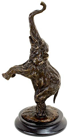 Konst & omgivning – djurskulptur – bronsfigur – indisk elefant – Rembrandt Bugatti – skulptur – bild hav Italien