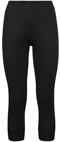 Odlo Damen Unterhose BL Bottom 3/4 Active WARM, Black, L, 152051