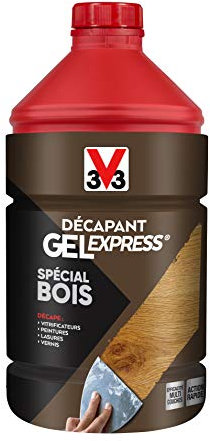 V33 Décapant gel express spécial bois 2L