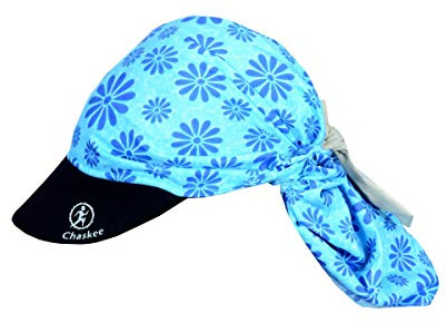 Chaskee Unisex Visor Snap Cap, Happy Flowers Hellblau, One Size