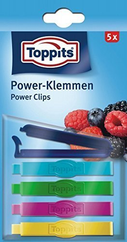 Toppits Toppits Power 10 Stück Clips / Gefrierclips gefriergeeignet bis -40°C