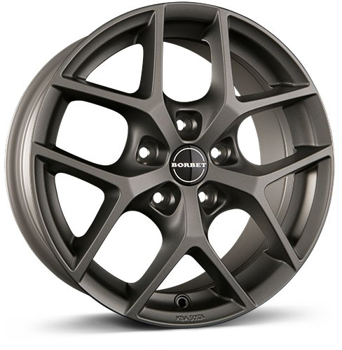 Borbet Y titan matt 7x16 ET49 5.00x112 Hub Bore 66.50 mm - Alu felgen