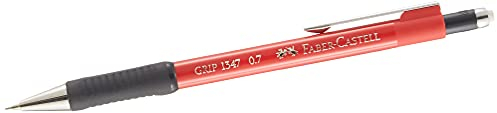 Faber-Castell 134726 - Druckbleistift Grip 1347, Stärke: 0.7 mm, rot