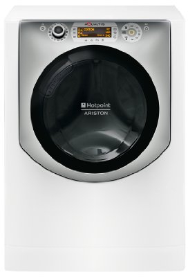 Hotpoint AQS73D 29 EU/A Lavatrice (Carico frontale, 7kg, 1200RPM, A+++, LCD), Argento, Bianco