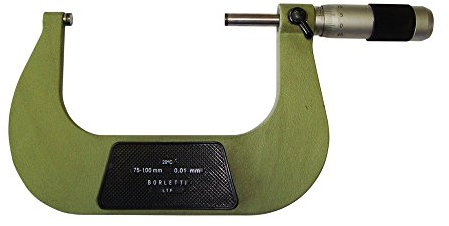 Borletti MELN/4W Micrometro centesimale per Esterni-Campo di Misura 75-100 mm
