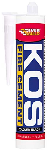 Everbuild KOS Ciment réfractaire Laser – C3–300 ML – Noir – 1 Lot