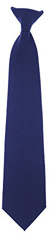 Yoko Clip-On Tie (One Size) (Navy Blue)