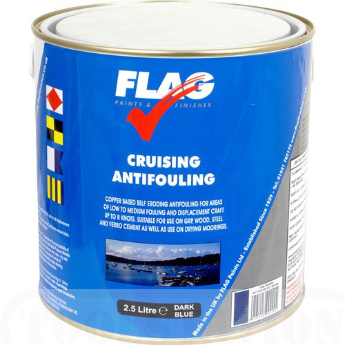 FLAG Cruising Antifouling Paint Black 2.5 Ltr