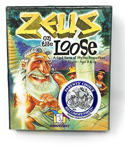 Gamewright | Zeus On The Loose Game | Card Game | Ages 8+ | 2-5 Players | 15 Minutes Playing Time