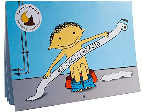 Mi Cacalendario: libro para dejar los pañales con pegatinas y tabla de recompensas y empezar con el orinal