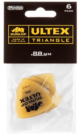 Jim Dunlop Ultex® Triangle Pick .88MM - 6 Pack