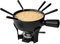 Boska Fondue Set Nero/Fondue Pan with 6 Forks/Cast Iron Base/Dishwasher Safe Pan/Black / 33.8 fl oz