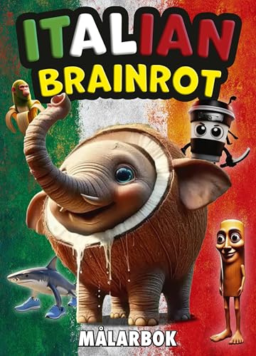 Italian brainrot målarbok