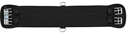 Stübben Neopren-Sattelgurt Kurzgurt ohne Elastikzug - schwarz - 60cm