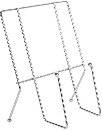 Apollo 8282 Cook Book Holder, Chrome, 22.7 x 13.3 x 22.4 cm