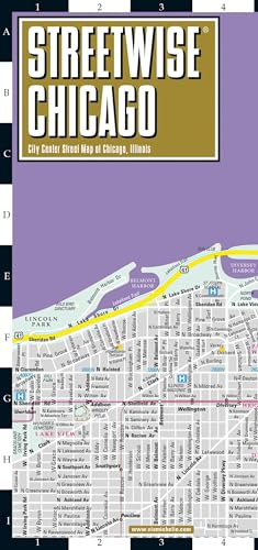 Streetwise Chicago Map: Laminated City Center Street Map of Chicago, Illinois (Michelin Streetwise Maps)