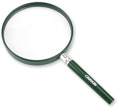 Carson BigEye Magnifier with Over-sized 5-Inch Lens (HU-20)
