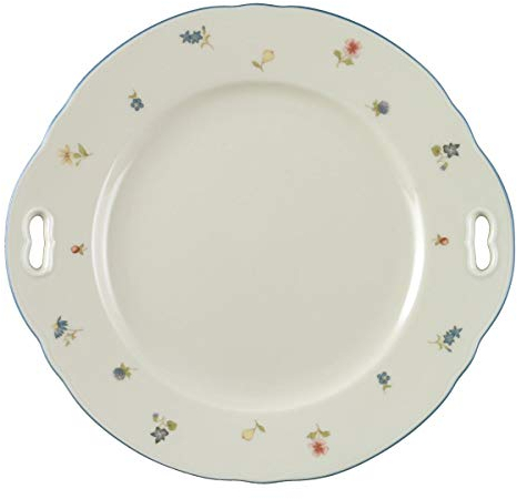 Seltmann Weiden 001.294983 Marieluise Streublume Kuchenplatte Rund, Porzellan, Bunt