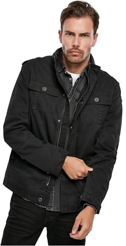 Brandit Britannia Jacket, Uomo, Black, L